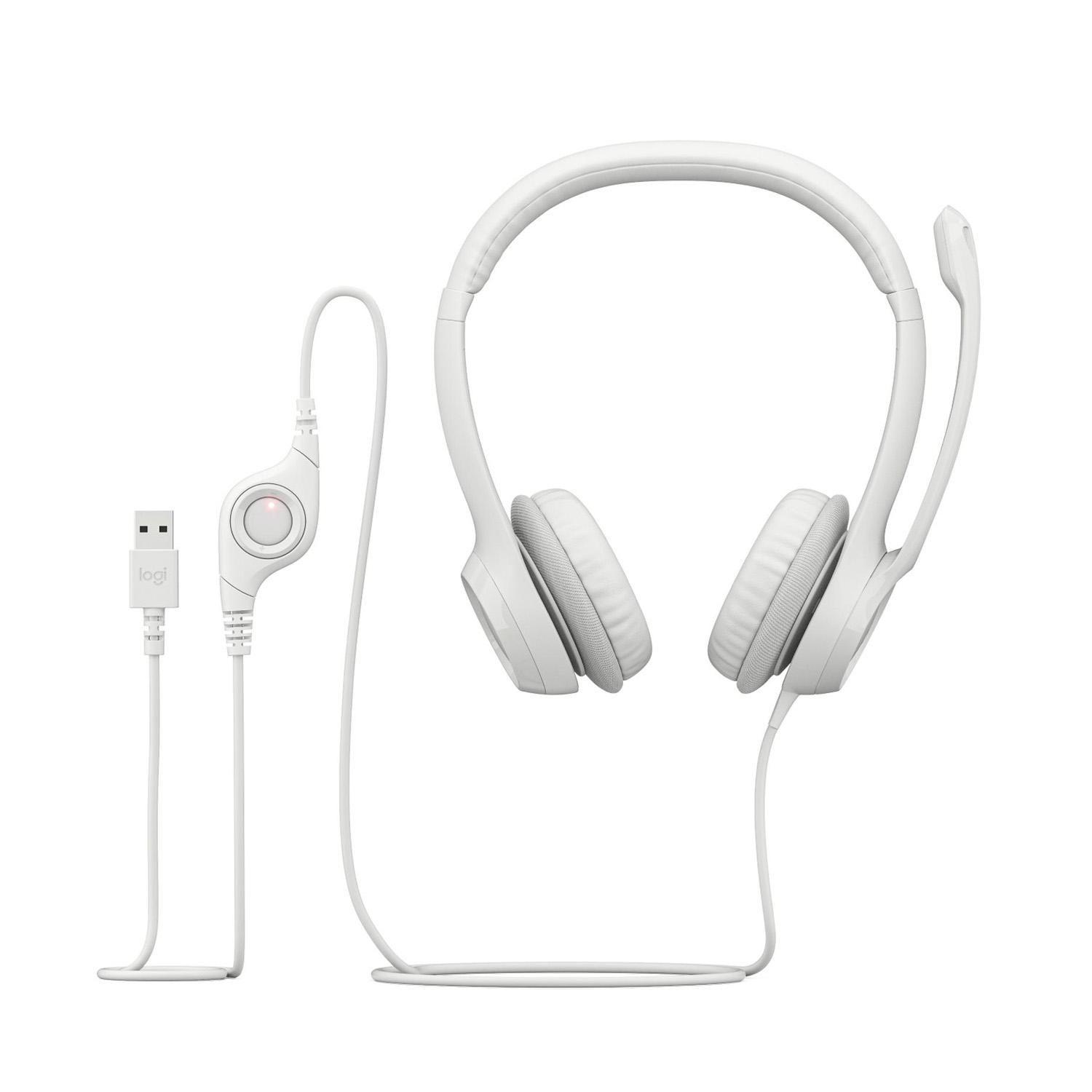 Audífonos Diadema H390 Blanco-4