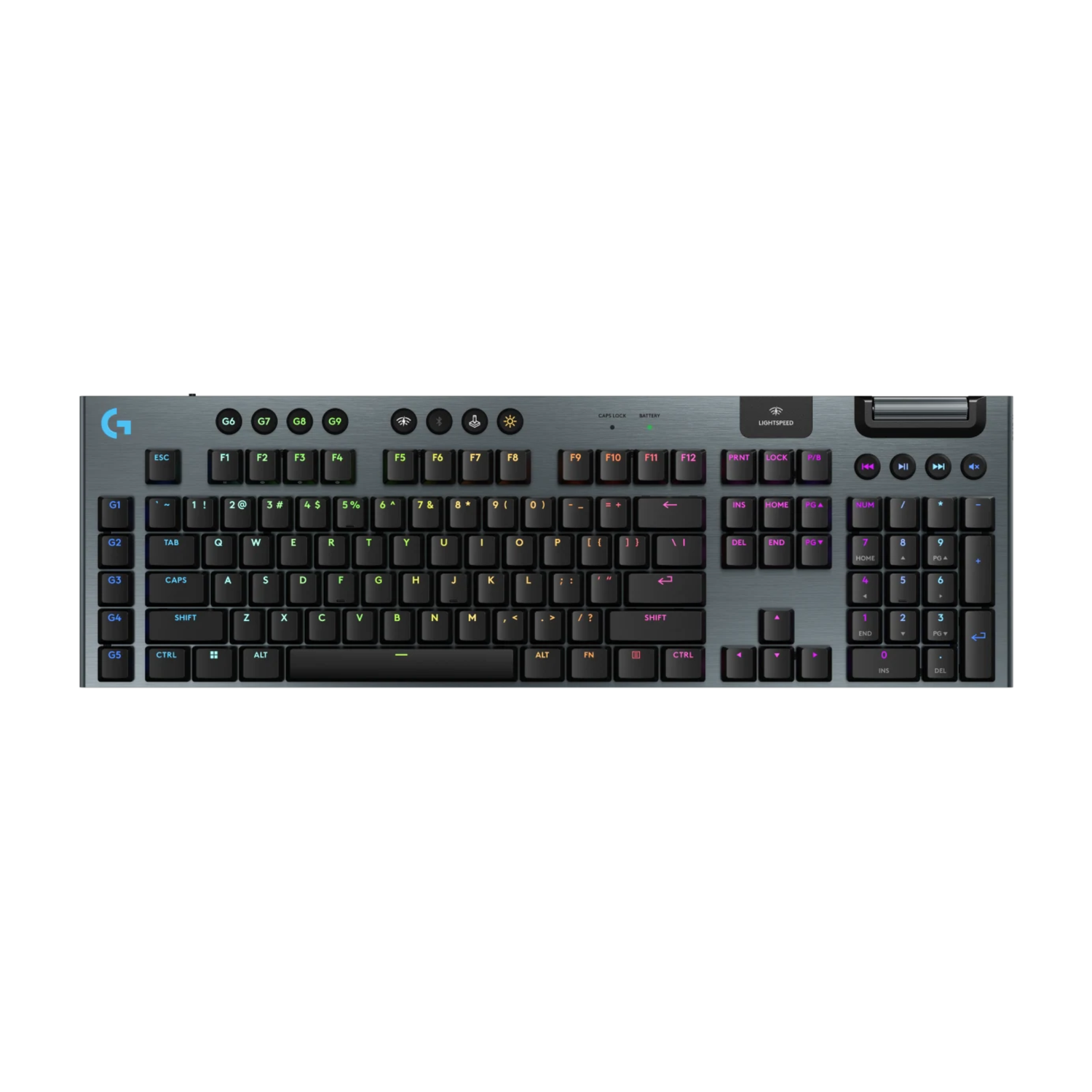 Teclado Gamer Inalámbrico Logitech G915 X Lightspeed Negro-0