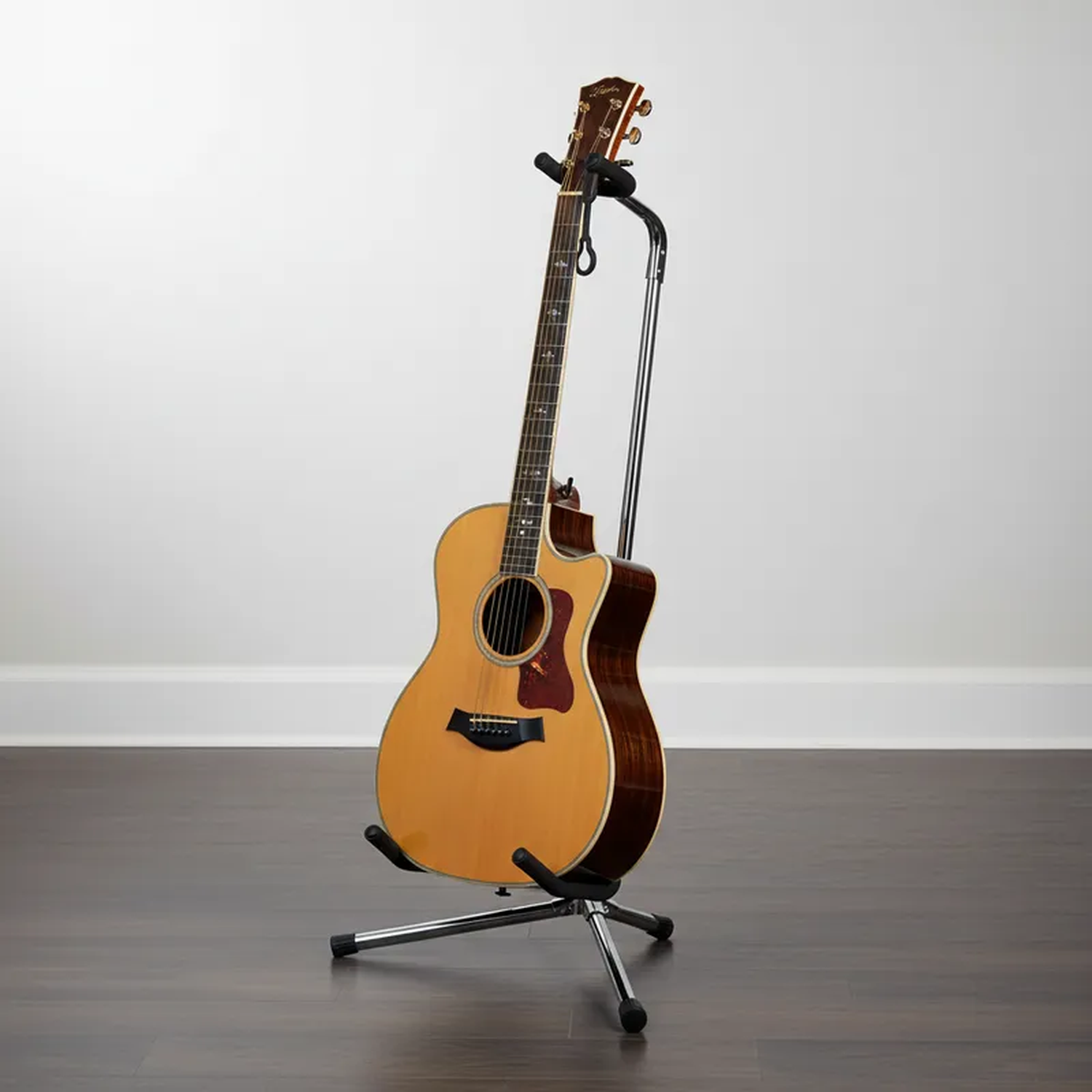 Soporte de Guitarra Hamilton Cromado Antideslizante-2