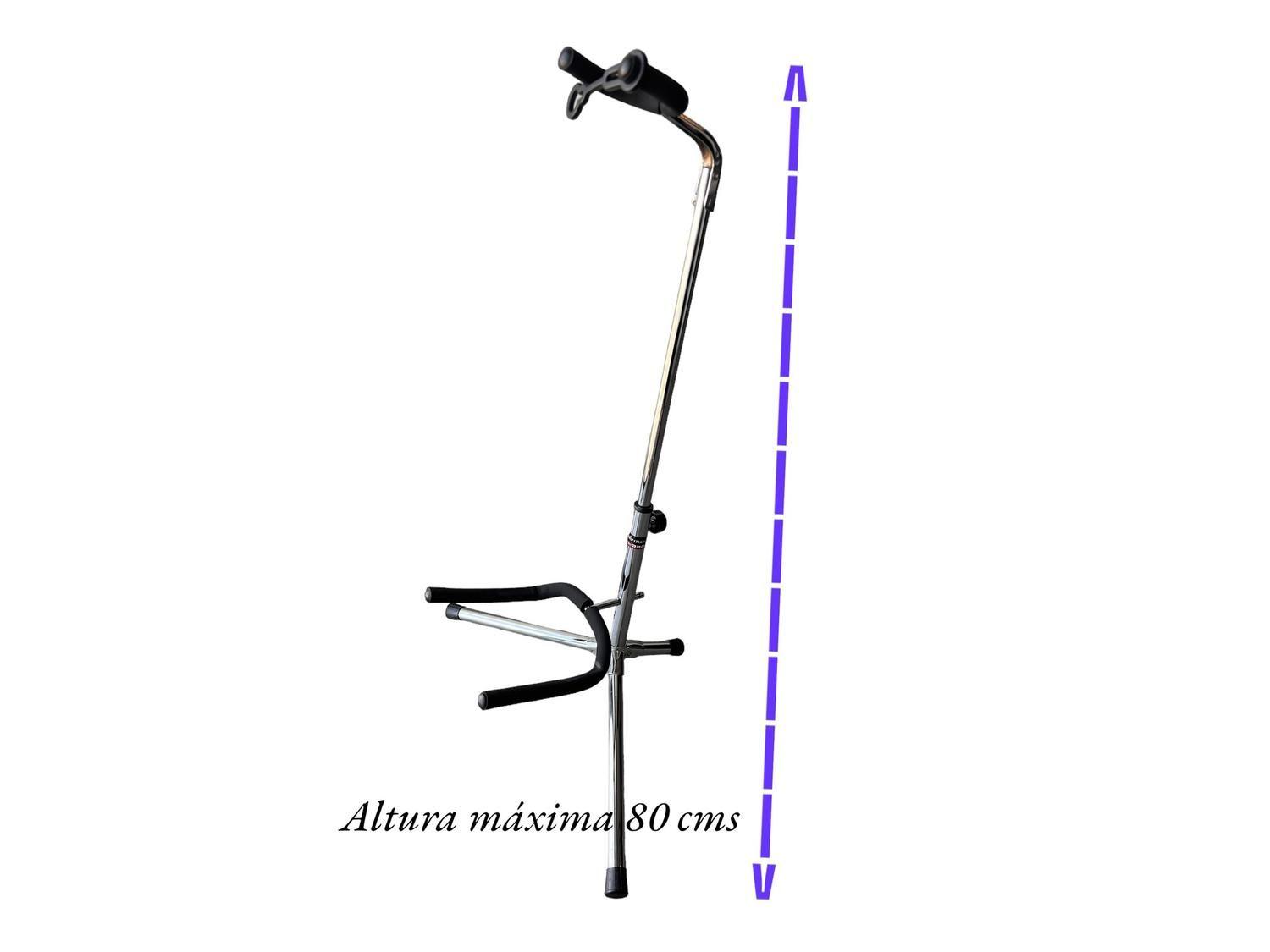 Soporte de Guitarra Hamilton Cromado Antideslizante-6