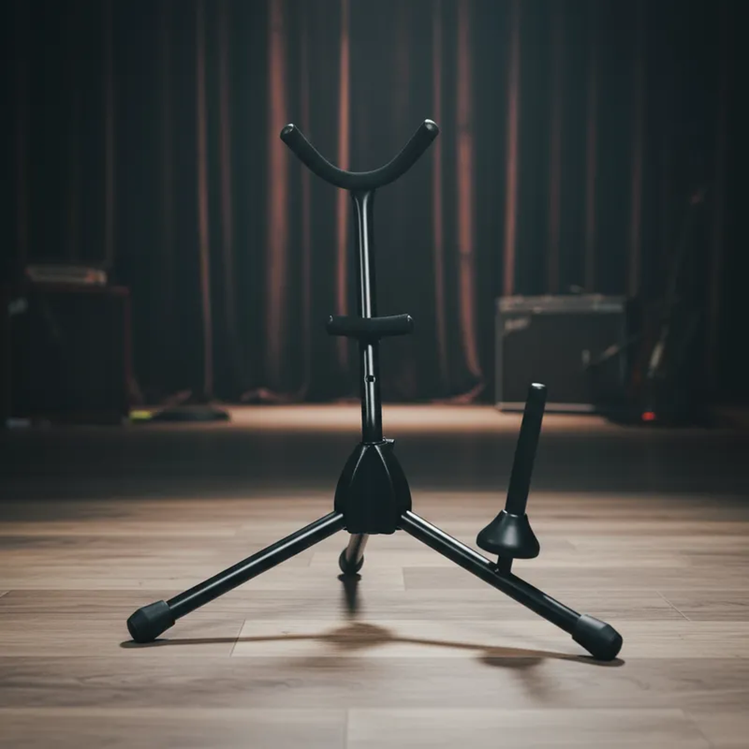 Soporte de Saxo Alto y Tenor Hamilton KB960 Clavija Doble-2