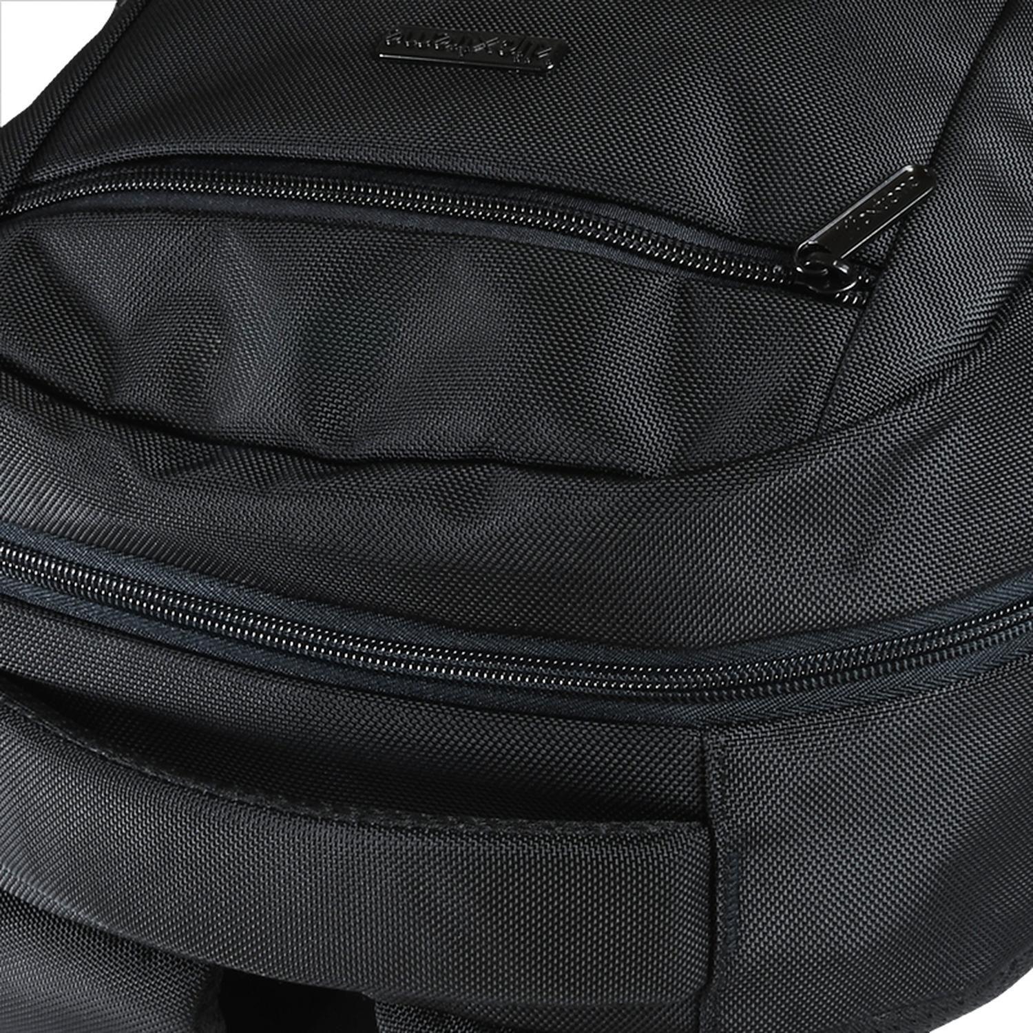 Mochila Emblem Casual Negro Poliéster hasta 15.6 carga 16KG Negro-4