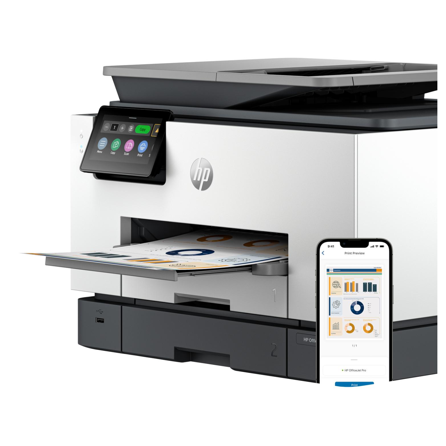 Impresora Multifunción HP OfficeJet Pro 9130 WiFi Color-3