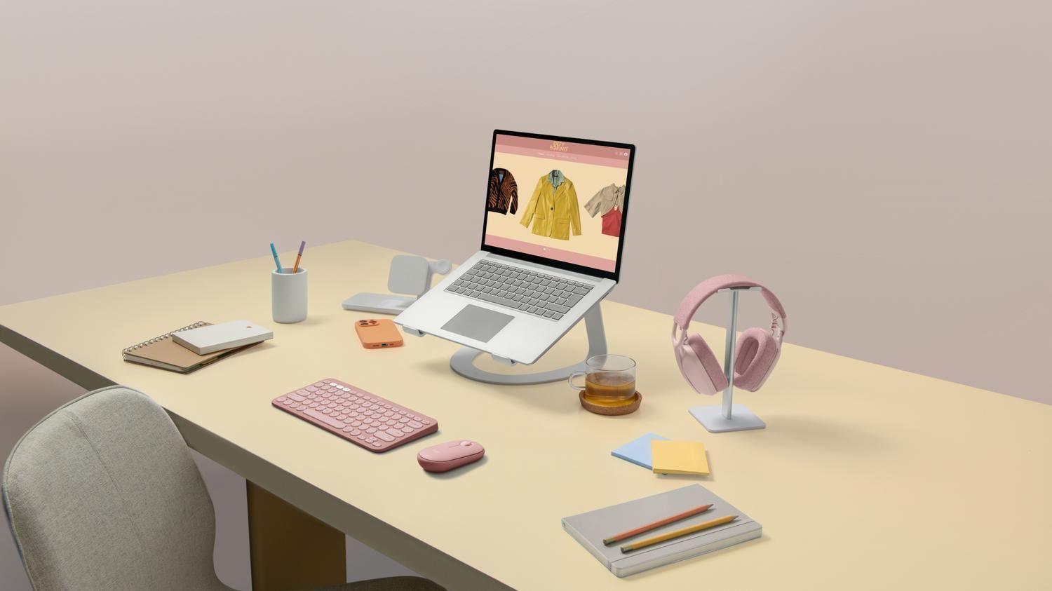 Mouse Bluetooth Pebble Mouse 2 M350s Rosado-6