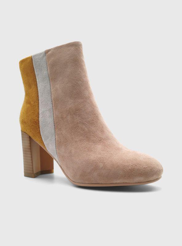 Botín Toffy Co. Samantha Beige Mujer-1