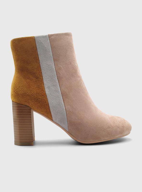 Botín Toffy Co. Samantha Beige Mujer-0