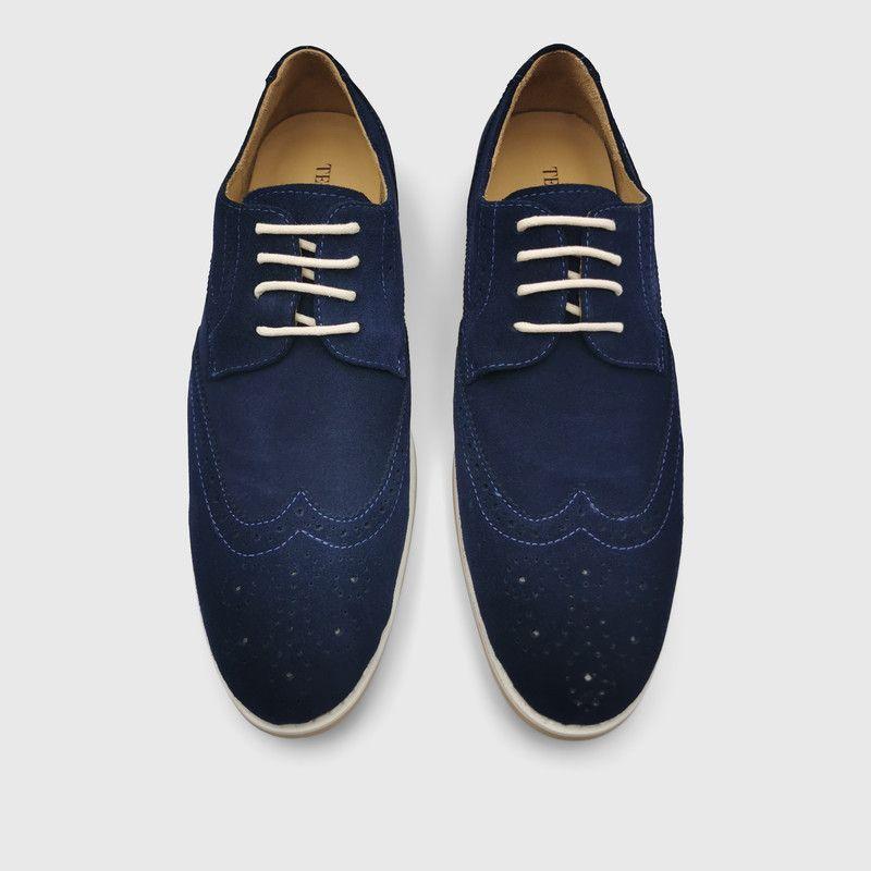 Zapato Templarios Felipe Azul Hombre-5