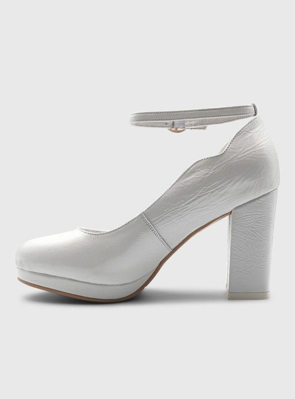 Zapato de novia Toffy Co. Lauren Blanco Mujer-2