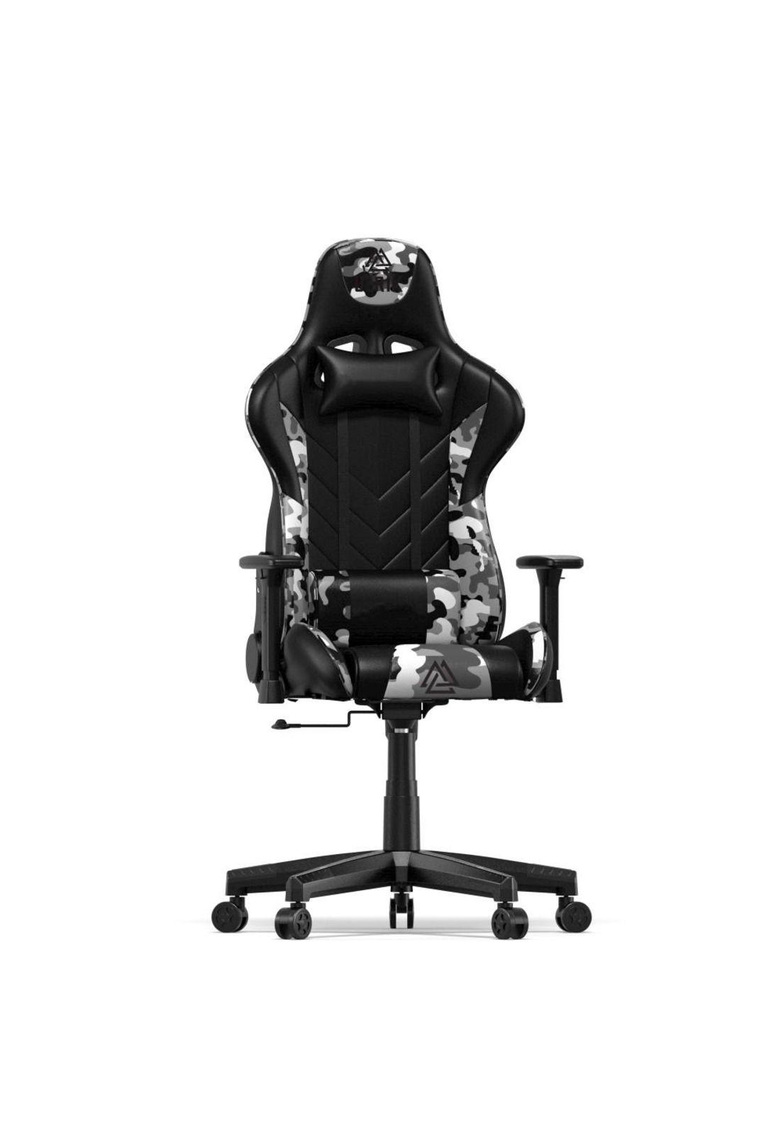 Silla Gamer de oficina Profesional Ulrik Militar Blanca-3