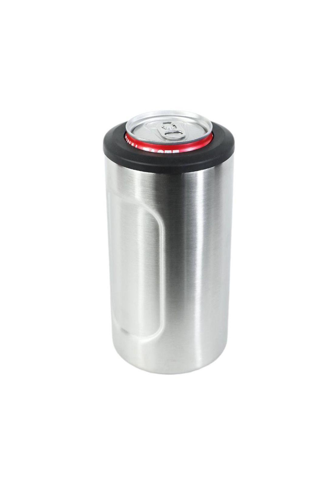 Beer Cooler Plateado Enfriador Cerveza Doble Pared-3