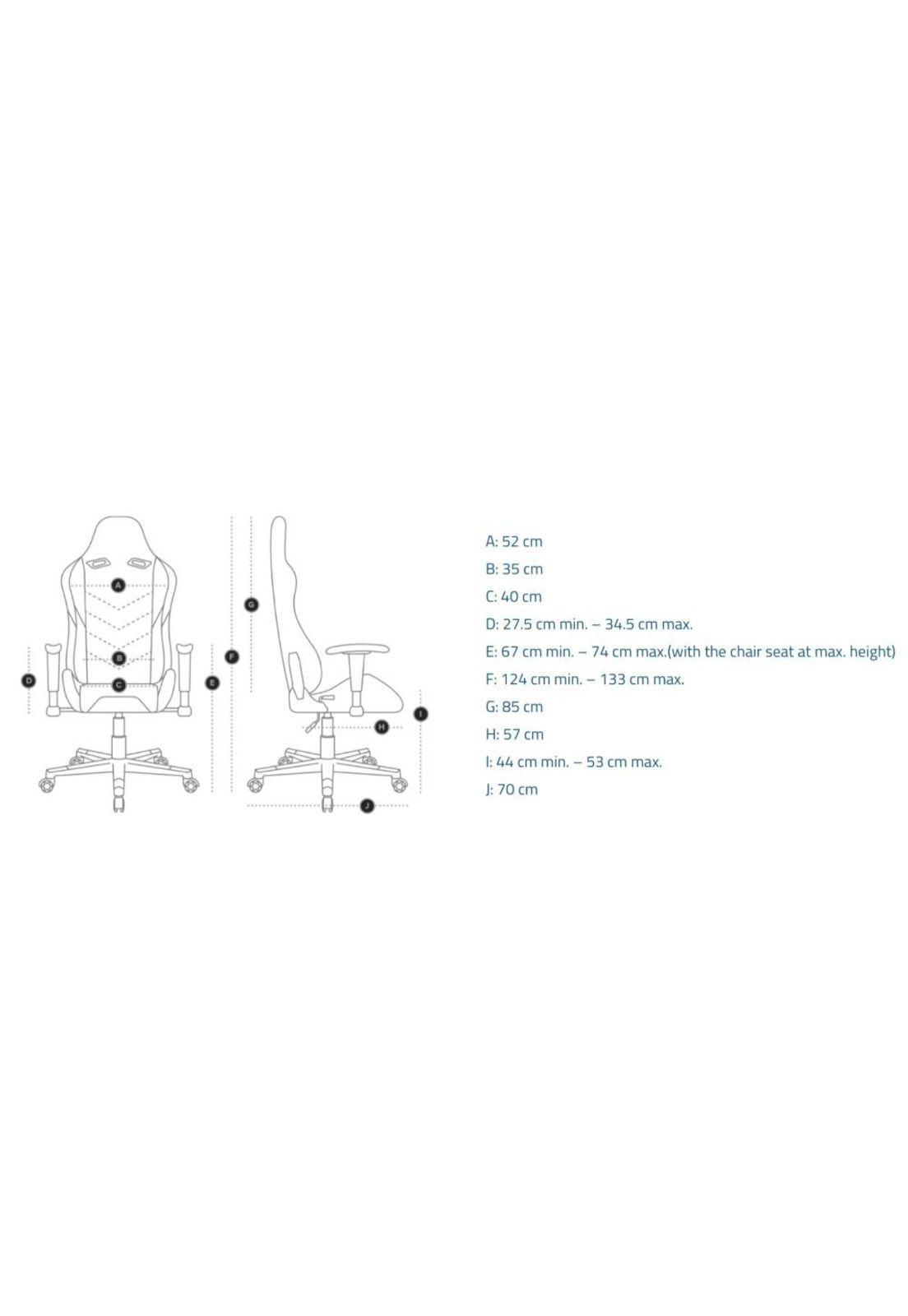Silla Gamer de oficina Profesional Ulrik Negra-6
