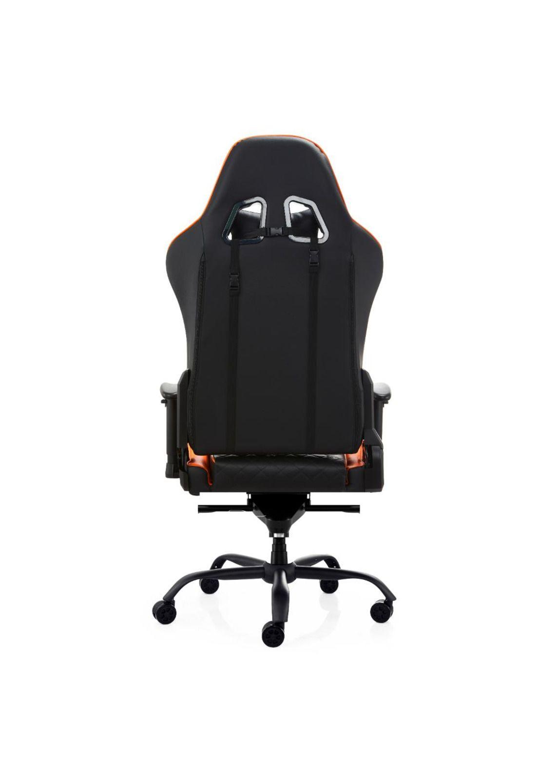 Silla Gamer de oficina Profesional Ulrik Pro XL Iron 4D Naranjo-6