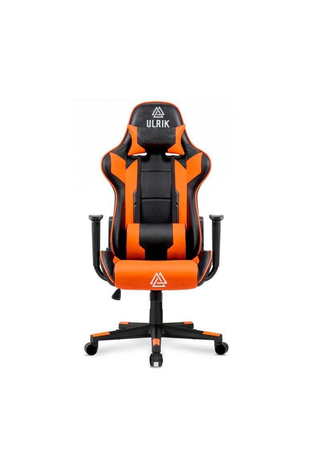 Silla Gamer de oficina Profesional Ulrik Naranja-0