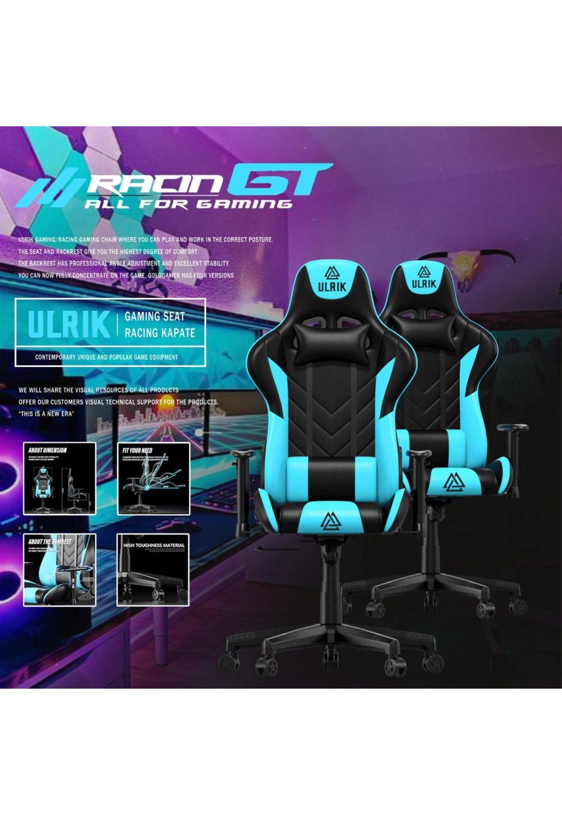 Silla Gamer de oficina Profesional Ulrik Celeste-2