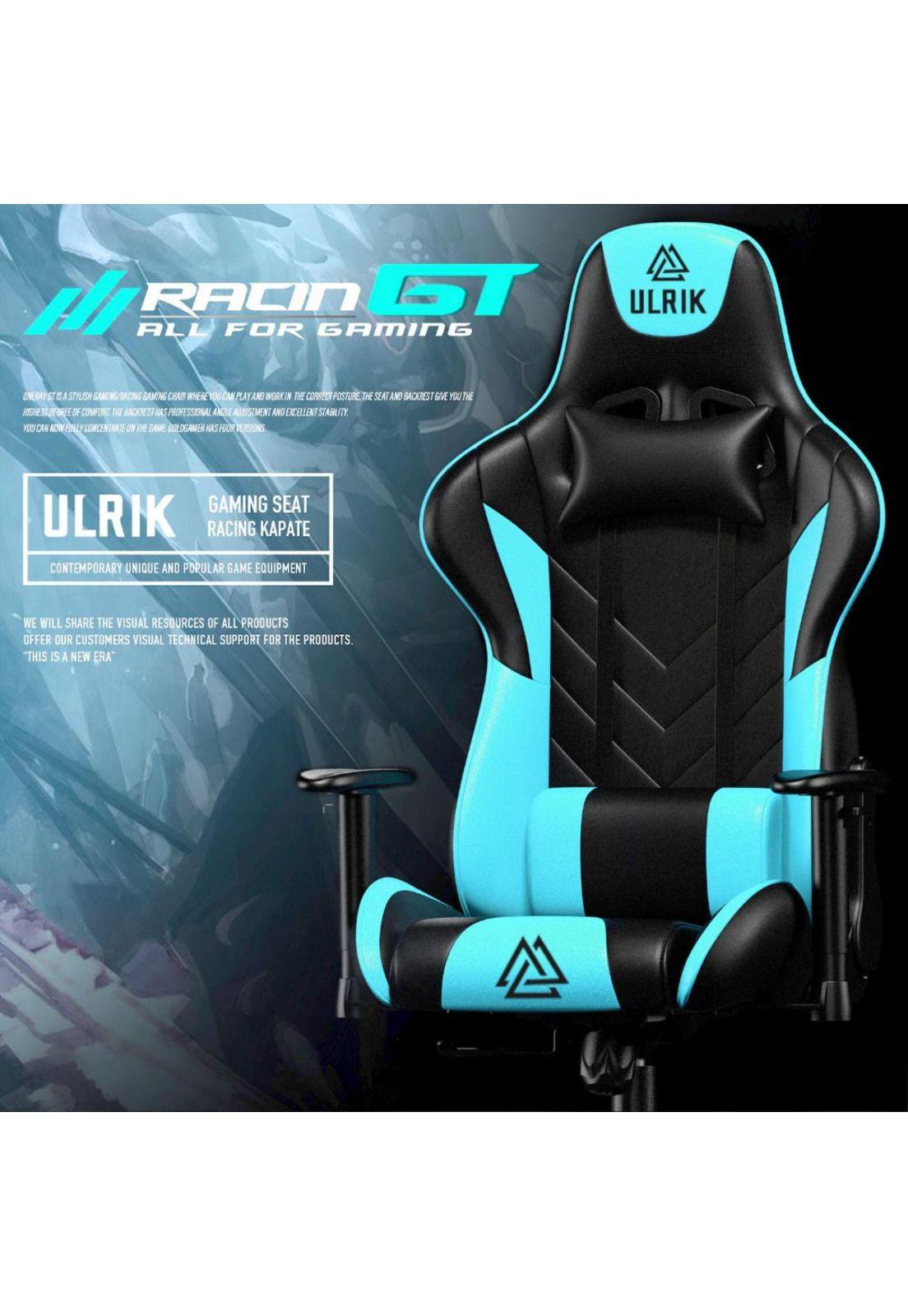 Silla Gamer de oficina Profesional Ulrik Celeste-3