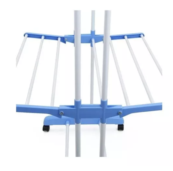 Tendedero De Ropa Perchero Colgador Plegable 3 Niveles-2
