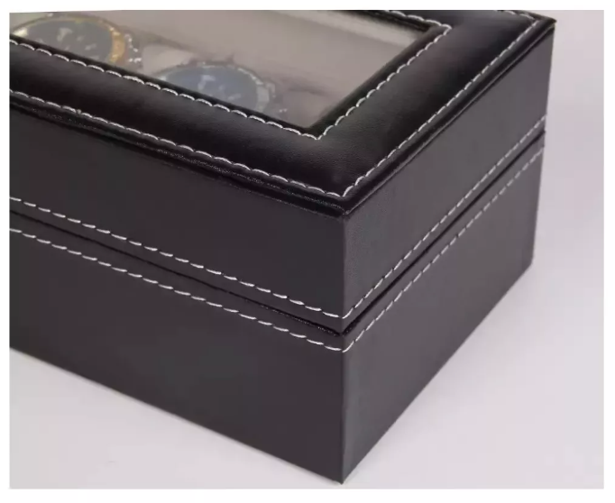 Caja Organizador Estuche Para 6 Relojes Exhibidor Ecocuero-2