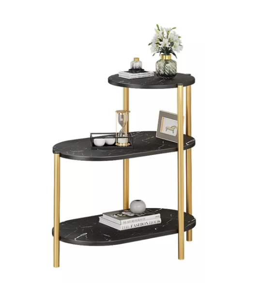 Mesa Auxiliar De Centro Decorativa De 3 Niveles Mesa De Lujo-1