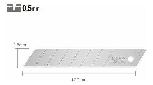 Repuesto Olfa Universal Grande 10 Unidades Lb-10-3