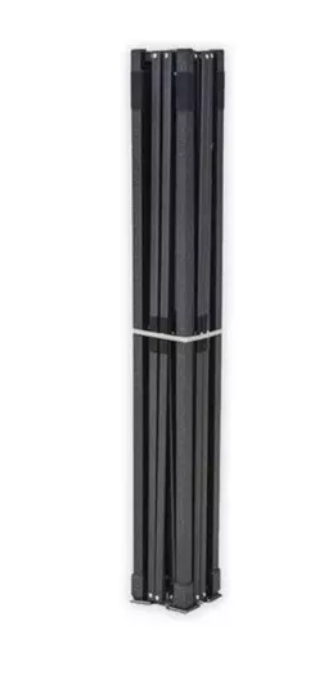 Toldo Plegable Pared Azul 3x3 + Pared Laterales-4