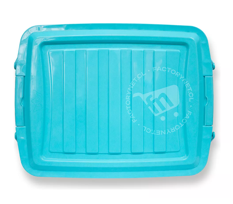 Caja Organizadora Almacenamiento Con Broches Y Asas 13,8 Lts-3