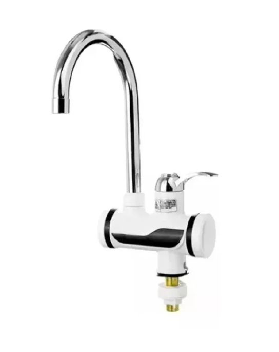 Llave Agua Caliente Eléctrico Lavaplatos Color Blanco-1