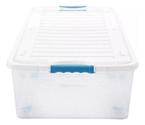 Caja Organizadora Bajo Cama 48 Litros Con Ruedas-2