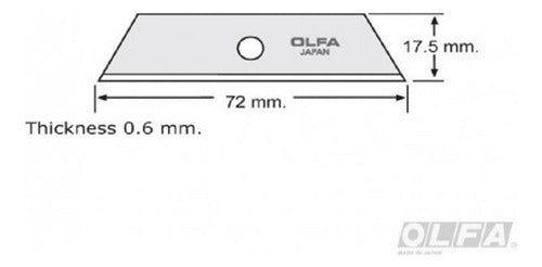 Repuesto Olfa Skb-2/5 Para Sk-4 Y Utc-1-2