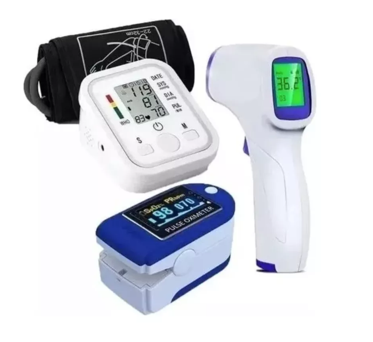 Toma Presion Brazo + Termómetro + Saturometro-1