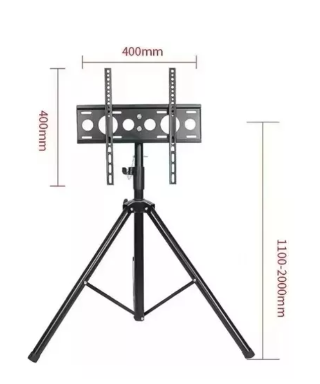 Base Trípode Pedestal Tv 32 A 55 Pulgadas Color Negro-1