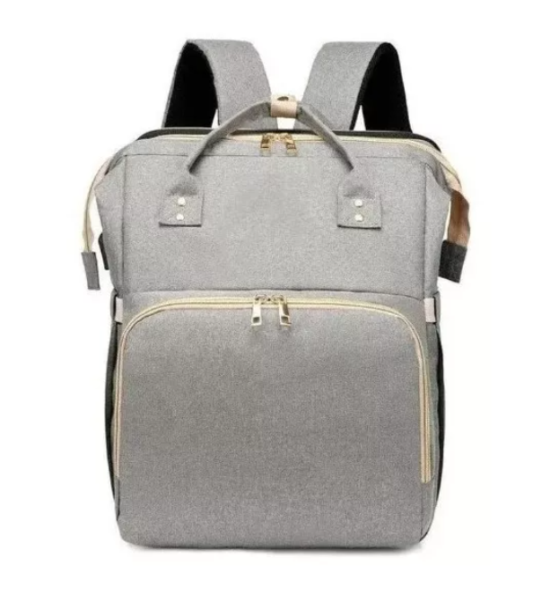 Mochila 3 En 1 Pañalera Cuna Y Mudador Portátil Para Bebés-0