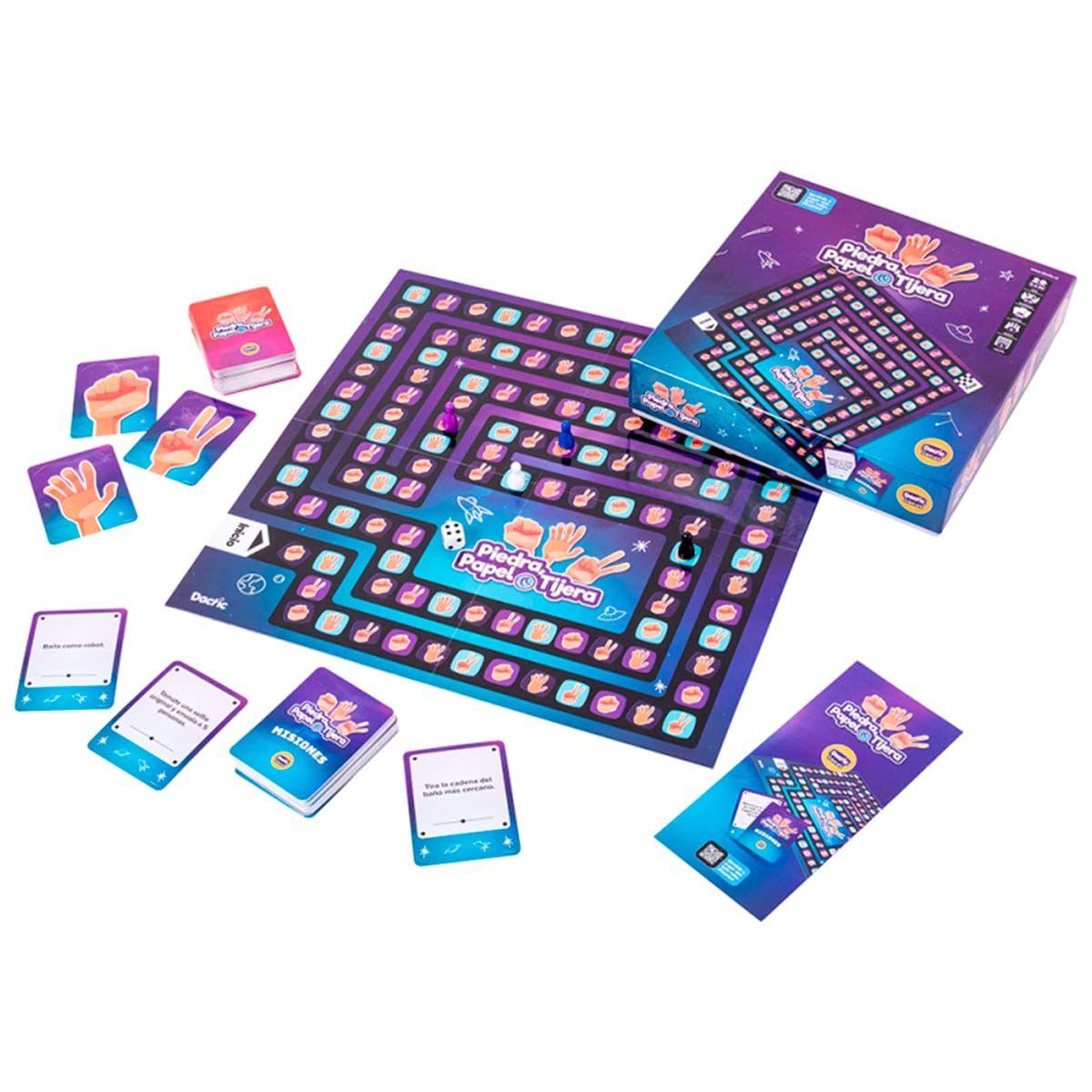 Juego De Mesa Piedra, Papel Y Tijera - Dactic-4