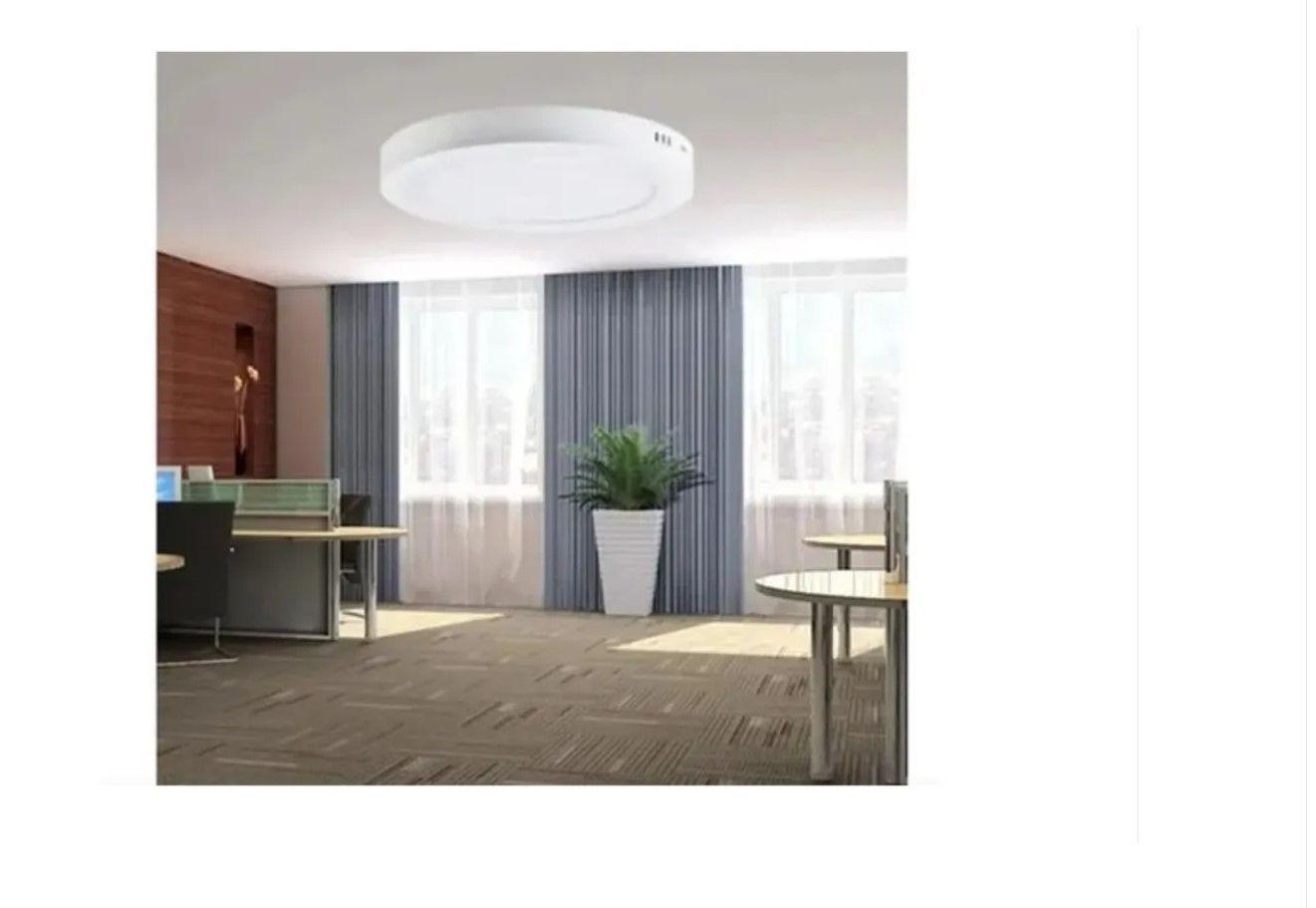 Foco Panel Plafón Led 18w Sobrepuesto Redondo Luz Frio-2