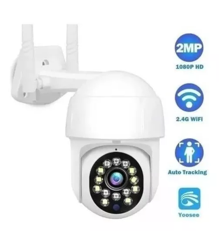 Cámara Seguridad 2mp Infrarrojo Ip Exterior Interior Wifi Hd-4
