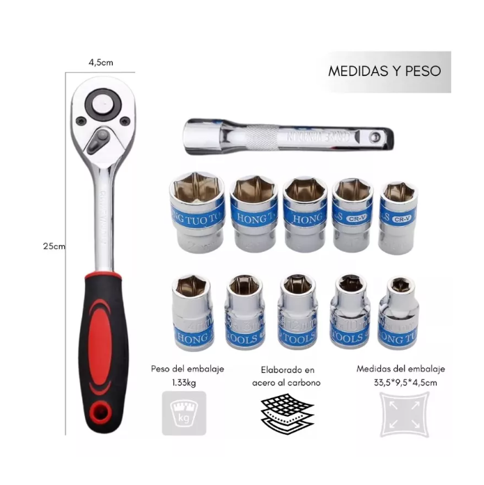 Kit Set Juego Dados 1/2 Chicharra Cuadrante 12pcs-3