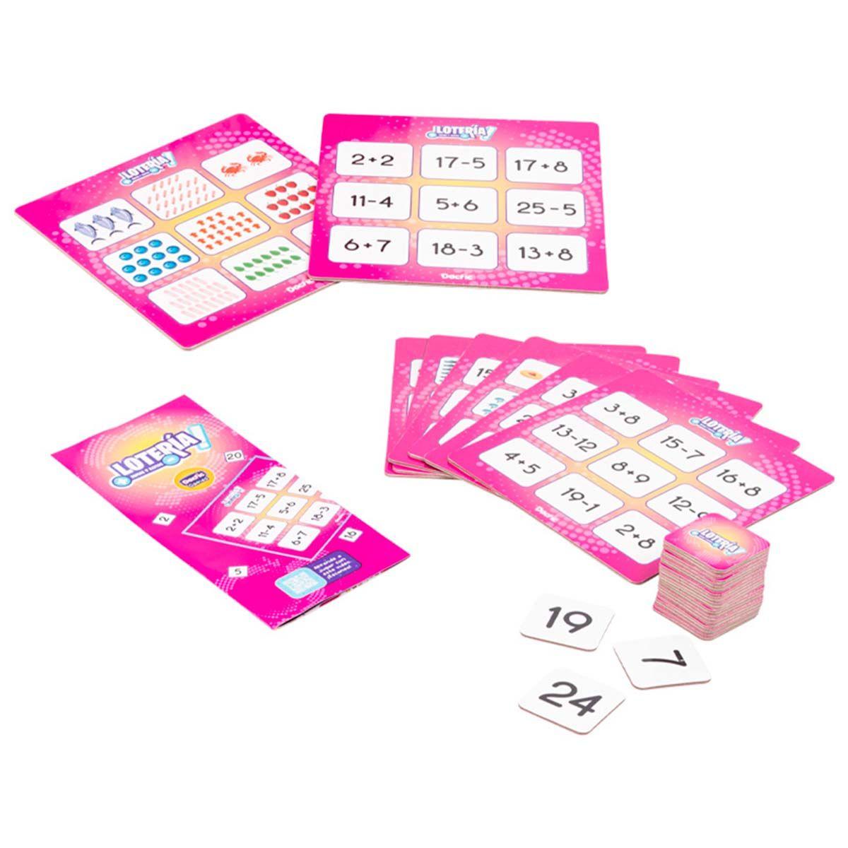 Juego De Mesa. Lotería Sumas Y Restas-3