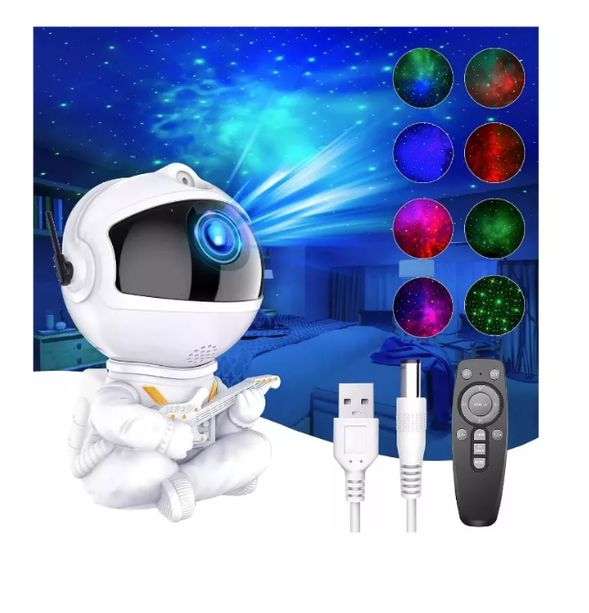 Lampara Proyector Astronauta De Galaxia Luz Led /rgb-premium-1
