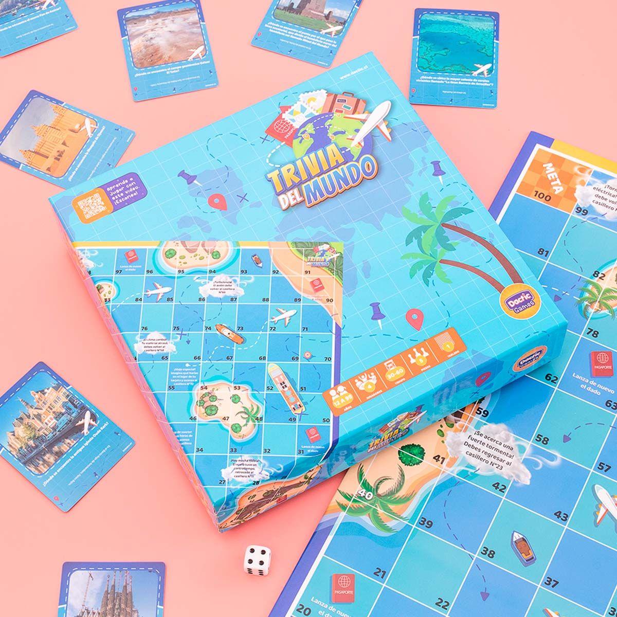 Juego De Mesa Trivia Del Mundo Dactic-1