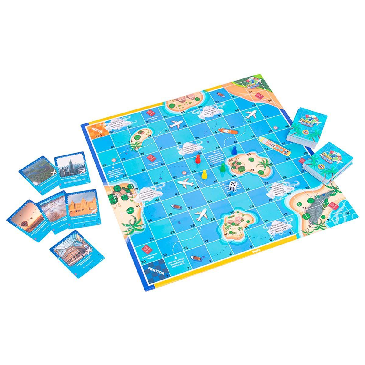 Juego De Mesa Trivia Del Mundo Dactic-4