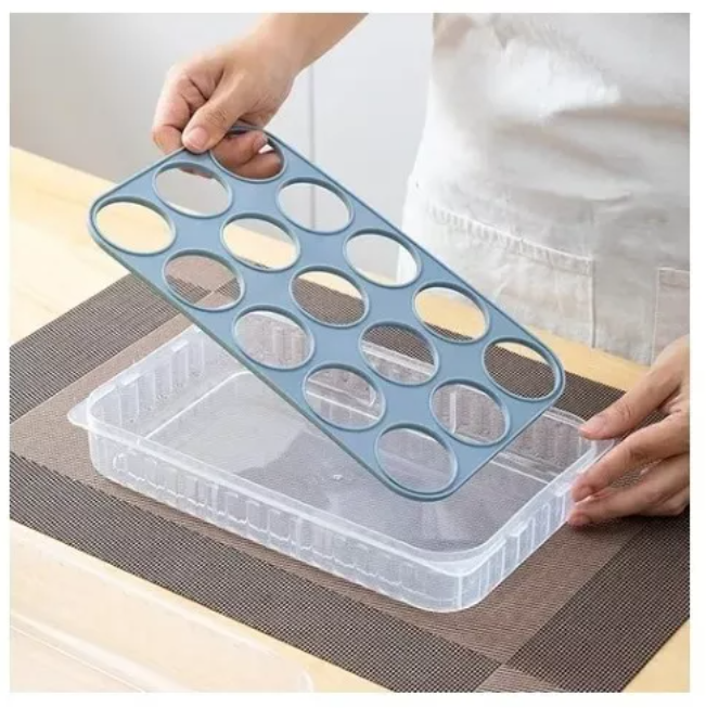 Organizador De Huevos, Caja Para 15 Unidades Huevera-4