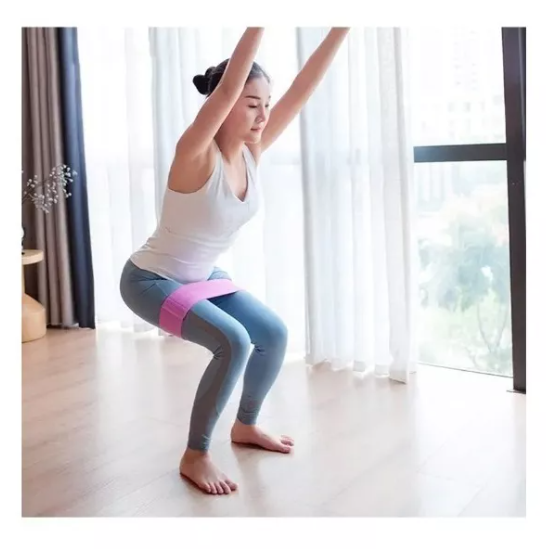 Set 3 Piezas Tela Loop Bandas Ligas Elásticas De Resistencia-3