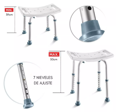 Silla De Baño Adultos Silla Para Ducha Baños Para Personas Con Discapacidad-5