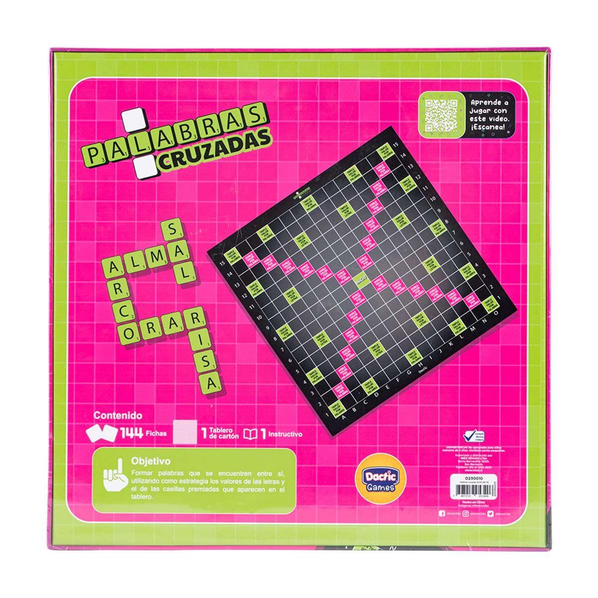 Juego De Mesa. Palabras Cruzadas Dactic-4