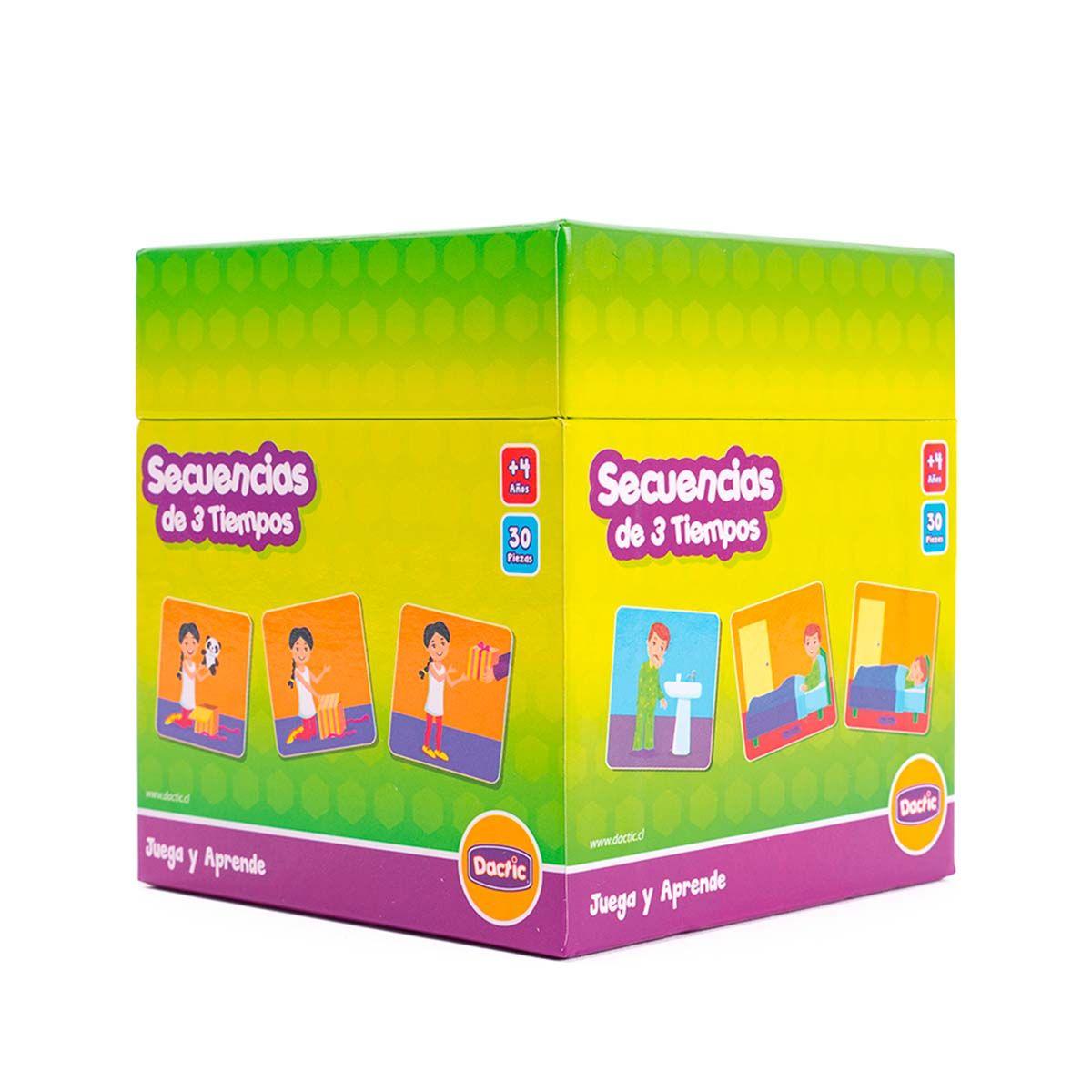 Tarjetas Secuencia Cartón 3 Tiempos Dactic-2