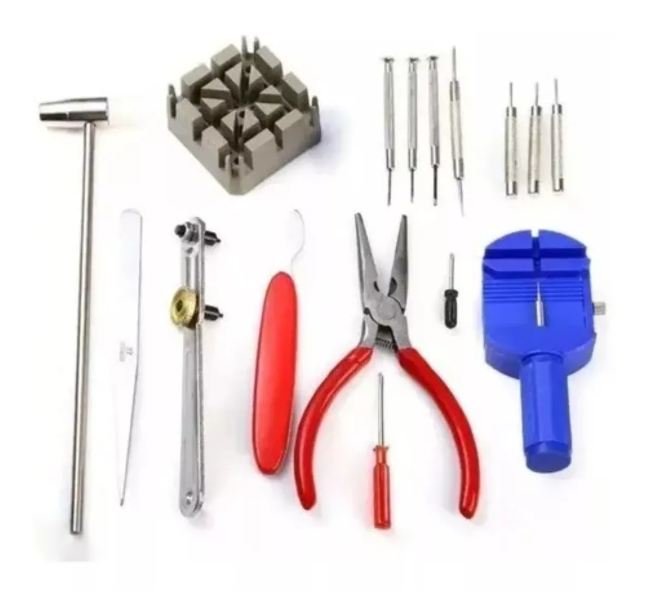 Kit Blister 16 Herramientas Manual Relojeria Relojes Reloj-0