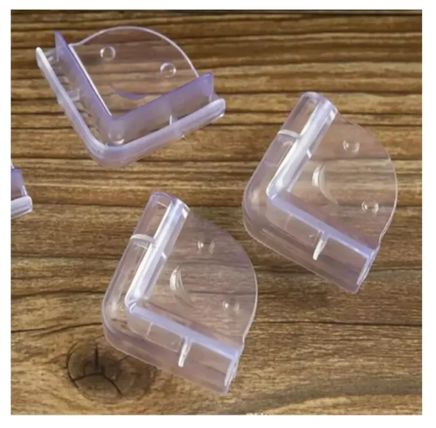 Esquineros Protector De Silicona Protección Bebe Mesa Mueble-2