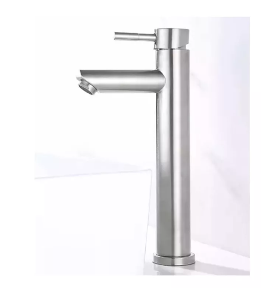 Llave Lavamanos Lavatorio Alto Inoxidable Taumm-1