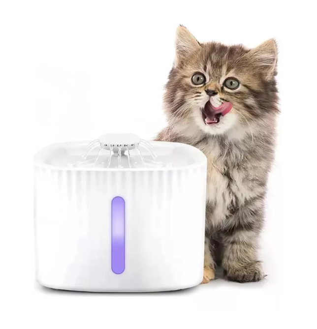 Fuente Dispensador De Agua Eléctrico Bebedero Gatos Perros-0