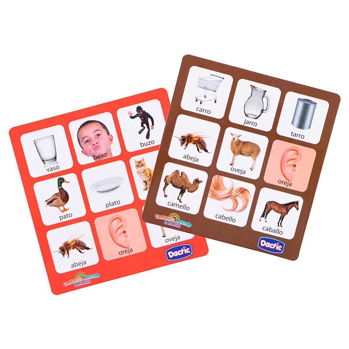 Lotería Discriminación Auditiva Dactic-2