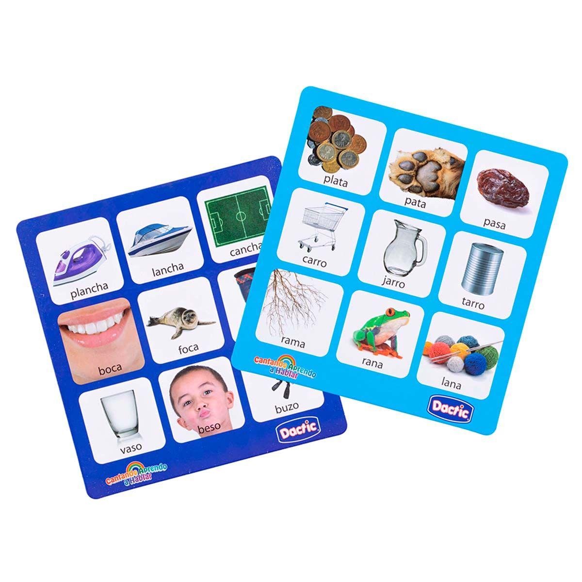 Lotería Discriminación Auditiva Dactic-3